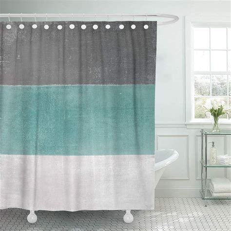 gray turquoise shower curtain|turquoise shower curtain liner.